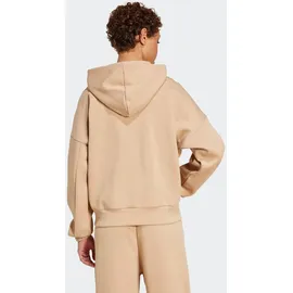 adidas Kapuzensweatshirt ADIDAS SPORTSWEAR "W FI SL FZ HD", Damen, Gr. M, warm sandstone, Obermaterial: 68% Baumwolle, 32% Polyester, Sweatshirts