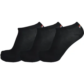 Fila Sneakersocken 3er Pack Schwarz 39-42