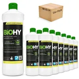 BiOHY KFZ Polster- & Lederpflege Polsterreiniger Auto, Autositz Reiniger, Innenraumpflege 12er Pack (12 x 1 Liter Flasche)