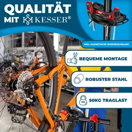 Kesser Fahrradmontageständer Profi Reparaturständer rot