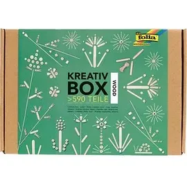 Folia Kreativbox Holz-Mix Bastelset 590 Teile