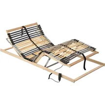 vidaXL Elektrischer Lattenrost 42 Leisten 7 Zonen 90 x 200 cm