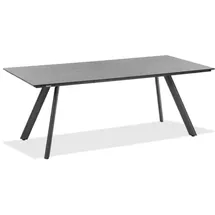 Niehoff Noah Gartentisch 180 x 95 x 76 cm Anthrazit/Grau