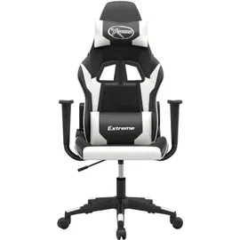 vidaXL Gaming-Stuhl Schwarz und Weiß
