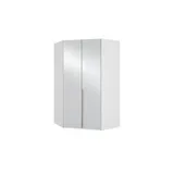 Möbel Boss Eckschrank New York 120 x 236 x 120 cm Weiß