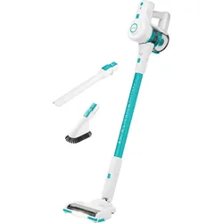 HYUNDAI Akku-Hand-und Stielstaubsauger "HYUVC938", blau (weiß, türkis), B:25cm H:109cm T:22cm, Akkusauger