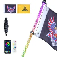 Vevor 1 Stück 3 Fuß Peitschenlicht mit Federsockel, LED-Peitschenlicht