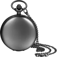 LANCARDO Taschenuhr Vintage Herren Damen Uhr Analog mit Metall Kette Weihnachten Geschenk LCD100559