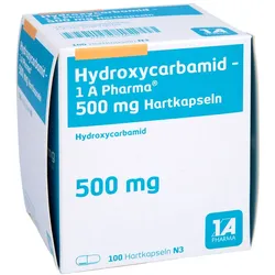 HYDROXYCARBAMID-1A Pharma 500 mg Hartkapseln 100 St