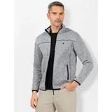 Witt Weiden Fleece-Jacke in hellgrau-meliert | Gr.: 52/54