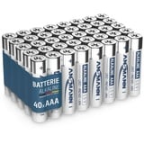 Ansmann Batterien AAA 40 Stück, Micro Batterie für Lichterkette, Spielzeug