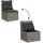 vidaXL Garten-Lounge-Set 5-tlg. grau