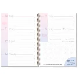 häfft® verlag Häfft College-Timer A5 Wild Blossoms 26/27