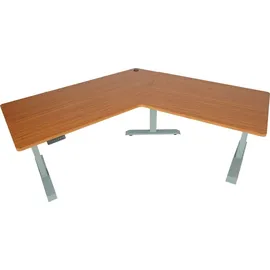 MCW Schreibtisch MCW-D40, Computertisch, 120° elektrisch höhenverstellbar ~ natur,