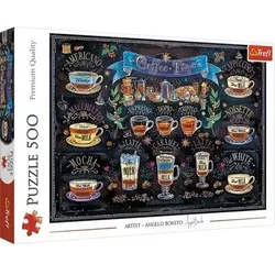 TREFL 37449 Puzzle 500 Teile - Kaffeezeit