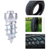 100 Stück Spikes Reifen 12mm Anti-Rutsch Anti-Eis-Schraube Reifenbolzen Schneespikes Rad Reifenspikes Trim Schraube Autozubehör für Auto/Schneemobil/Traktor/ATV/UTV/Motorrad/Kurze Lug/Fahrräde