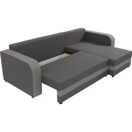 Mirjan24 Ecksofa Hewlet Bis, Sofa mit Bettkasten und Schlaffunktion, L-Form, Stilvoll Eckcouch vom Hersteller (Farbe: Manila 35) - Grün