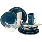 Rosenthal Junto Ocean Blue/Aquamarine Kombiset Becher 22tlg