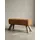KADIMA DESIGN Polsterbank Braun 90 x 30 x 43 cm