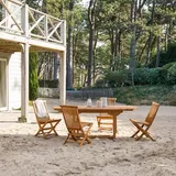 Tikamoon Capri Set 4-tlg. Braun