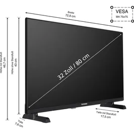 Telefunken XH32TO750S 32" LED HD-Ready Smart TV