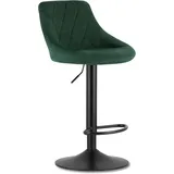 Best for Home Barhocker Barhocker – höhenverstellbar, modern & bequem (Einzelhocker, 1 St., Einzelartikel), Höhenverstellbar durch Gasdruckfeder, ergonomischer Sitz grün