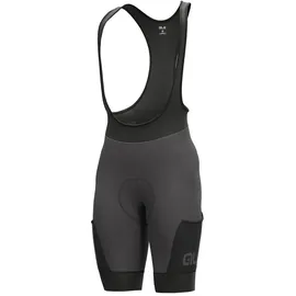 Ale Alé Herren Stones Cargo Bib kurz (Größe M, grau)