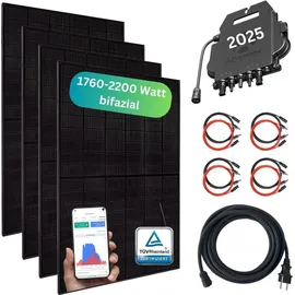 myvoltaics MyBasic Balkonkraftwerk 1760+ Watt – Premium transparent Variante