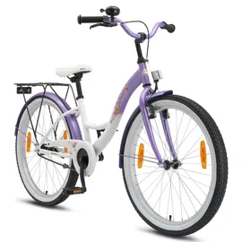 Bikestar Classic 24" lila/weiß Rücktrittbremse