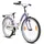Bikestar Classic 24" lila/weiß Rücktrittbremse