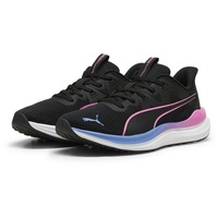 Puma Unisex Adults Reflect Lite Road Running Shoes, Puma Black-Poison Pink-Blue Skies, 37