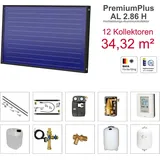 Solarbayer PremiumPlusAL Solarpaket H12 Biber Bruttofläche 34,32 m2 horizontal