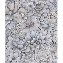 Marburg Botanica Vliestapete 10,05 x 0,53 m 0 g Grau/Schwarz