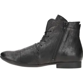 THINK! Damen Guad chromfrei gegerbte Leder gefütterte Stiefelette schwarz 42,5