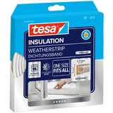 Tesa tesamoll Fensterdichtung Premium Flexible Transparent - 6 m x 9 mm x 7 mm