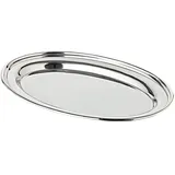 Edzard Serviertablett Lisa, schwerversilbert, oval, 23 x 16 cm
