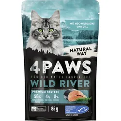 4Paws Wild River Wildlachs und Dill 85G