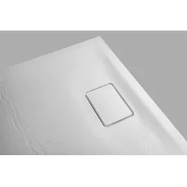 Polysan s.r.o. FLEXIA Duschwanne 120x80x3,5cm Rechteck, weiss, Steindekor