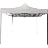 Mobili Rebecca Rebecca Mobili Faltpavillon Weiß Metal Polyester Terrasse Garten Markt 3x3