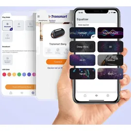 COFI Tronsmart Bang wasserdichter kabelloser Bluetooth-Lautsprecher 60W mit Powerbank-Funktion schwarz