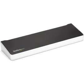 Startech StarTech.com USB-C Dockingstation Triple 4K HDMI DisplayPort 60W PD - USB Hub, Silber,
