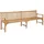 vidaXL Gartenbank 228 x 63 x 90 cm Braun