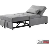 Hti-Living HTI-Living, Sessel, Schlafsessel Magarete Grau