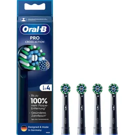Oral-B Pro CrossAction Aufsteckbürsten schwarz 4 St.