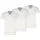 Levi's Herren T-Shirts, 3er Pack - Solid V-Neck 3P, V-Ausschnitt, Cotton Stretch, ECOM, Weiß XL