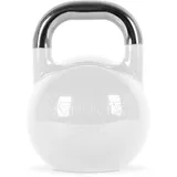 Kettlebell Competition Premium 4-36 kg inkl. Übungsposter | Professional Studio Qualität | Wettkampf Kugelhantel (36 kg - Silber-Grau)