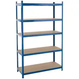 Estexo Schwerlastregal Metall 200x120x50 blau