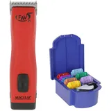 Aesculap FAV5 CL Schermaschine Akku Trimmer Hunde + Aufsteckkämme, Scherkopf