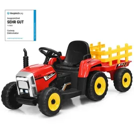Costway Elektrotraktor 12V 3-Gang rot (nicht verfügbar)
