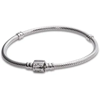 Pandora Schlangen-Gliederarmband mit Zylinder-Verschluss in Sterling-Silber Moments Collection, Größe 21
